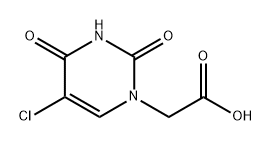 乙酸基-5-氯尿嘧啶 结构式