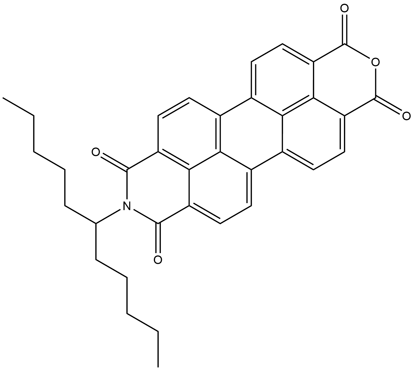 苝酐 苝酰亚胺 结构式