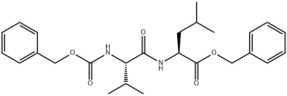 L-Leucine, N-[N-[(phenylmethoxy)carbonyl]-L-valyl]-, phenylmethyl ester (9CI) 结构式