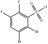 Benzenesulfonyl chloride, 2,3-dibromo-5,6-difluoro- 结构式
