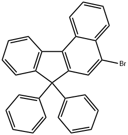 5-溴-7,7-二苯基芴 结构式