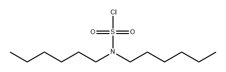 Sulfamoyl chloride, N,N-dihexyl- 结构式