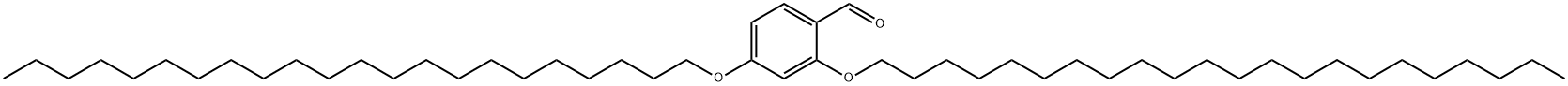 2,4-双(二十二烷氧基)- 苯甲醛 结构式