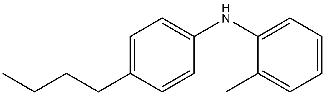 N-(4-Butylphenyl)-2-methylbenzenamine 结构式