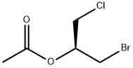 2-Propanol, 1-bromo-3-chloro-, 2-acetate, (2S)- 结构式