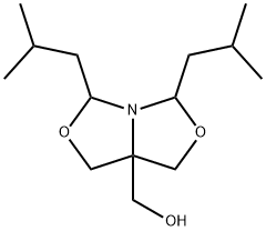 [3,5-Bis(2-methylpropyl)-1H-[1,3]oxazolo[3,4-c][1,3]oxazol-7a(7H)-yl]methanol 结构式