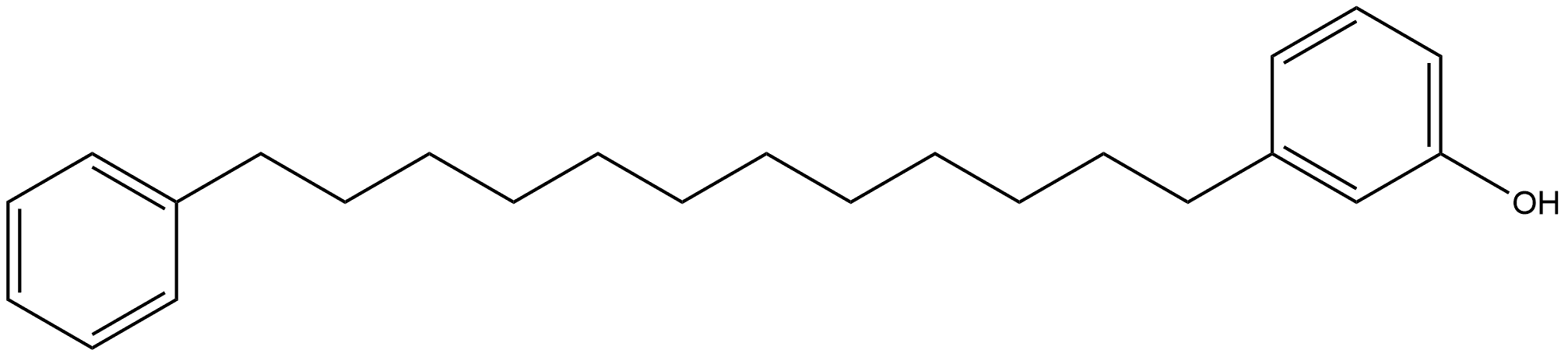 3-(12-Phenyldodecyl)phenol 结构式
