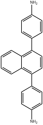 4,4'-(萘-1,4-二基)二苯胺 结构式