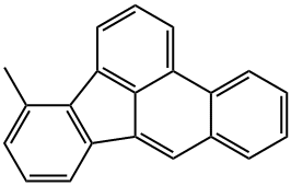 BENZO[B]FLUORANTHENE, 12-METHYL- 结构式