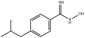 Benzenecarboximidamide, N-hydroxy-4-(2-methylpropyl)- 结构式