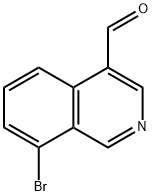 4-Isoquinolinecarboxaldehyde, 8-bromo- 结构式