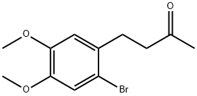 2-Butanone, 4-(2-bromo-4,5-dimethoxyphenyl)- 结构式