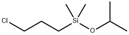 Silane, (3-?chloropropyl)?dimethyl(1-?methylethoxy)?- 结构式