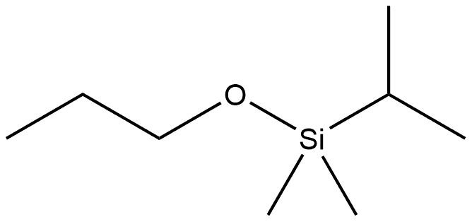 Silane, dimethyl(1-?methylethyl)?propoxy- 结构式