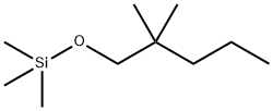 Silane, [(2,?2-?dimethylpentyl)?oxy]?trimethyl- 结构式