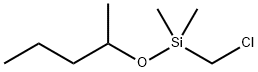 Silane, (chloromethyl)?dimethyl(1-?methylbutoxy)?- 结构式