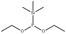 Phosphonous acid, P-?(trimethylsilyl)?-?, diethyl ester 结构式