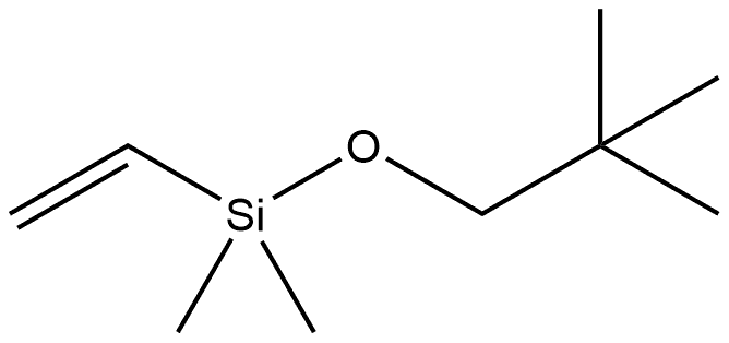 Silane, (2,?2-?dimethylpropoxy)?ethenyldimethyl- 结构式