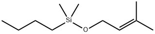 Silane, butyldimethyl[(3-?methyl-?2-?buten-?1-?yl)?oxy]?- 结构式