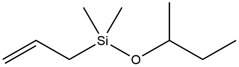 Silane, dimethyl(1-?methylpropoxy)?-?2-?propen-?1-?yl- 结构式