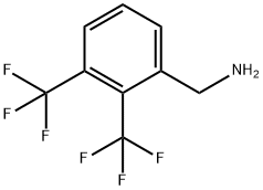 2,3-Bis(trifluoromethyl)benzenemethanamine 结构式