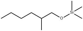 Silane, trimethyl[(2-?methylhexyl)?oxy]?- 结构式