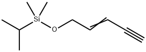 Silane, dimethyl(1-?methylethyl)?(2-?penten-?4-?yn-?1-?yloxy)?- 结构式