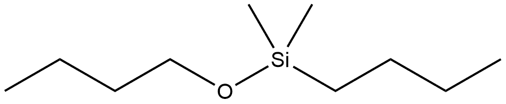 Silane, butoxybutyldimethyl- 结构式