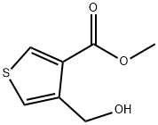 4-(羟甲基)噻吩-3-羧酸甲酯 结构式