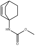 Carbamic acid, N-?bicyclo[2.2.2]?oct-?2-?en-?1-?yl-?, methyl ester 结构式