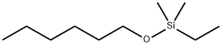Silane, ethyl(hexyloxy)?dimethyl- 结构式