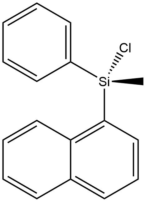 Naphthalene, 1-[(S)-chloromethylphenylsilyl]- 结构式