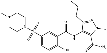 西地那非杂质 结构式