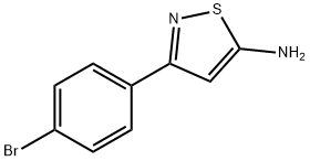 5-Isothiazolamine, 3-(4-bromophenyl)- 结构式