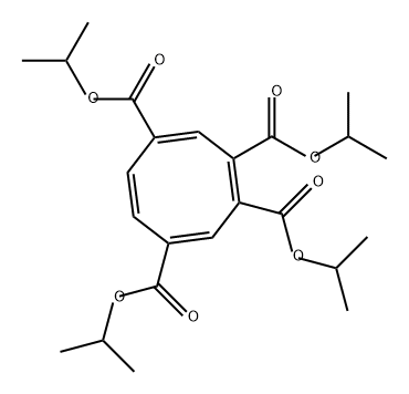 1,3,5,7-Cyclooctatetraene-1,2,4,7-tetracarboxylic acid, 1,2,4,7-tetrakis(1-methylethyl) ester 结构式