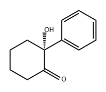 (R)-2-羟基-2-苯基环己基-1-酮 结构式