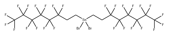 Stannane, dibromobis(3,3,4,4,5,5,6,6,7,7,8,8,8-tridecafluorooctyl)- 结构式