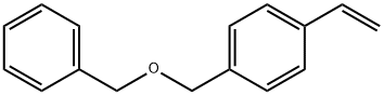1-乙烯基-4-[(苯基甲氧基)甲基]苯 结构式