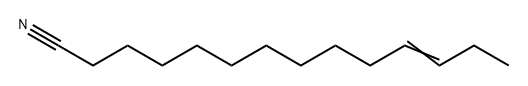 11-Tetradecenenitrile 结构式