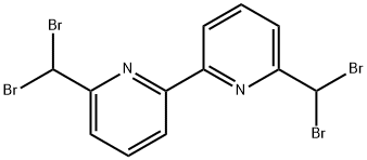 6,6-双(二溴甲基)-2,2-二吡啶 结构式