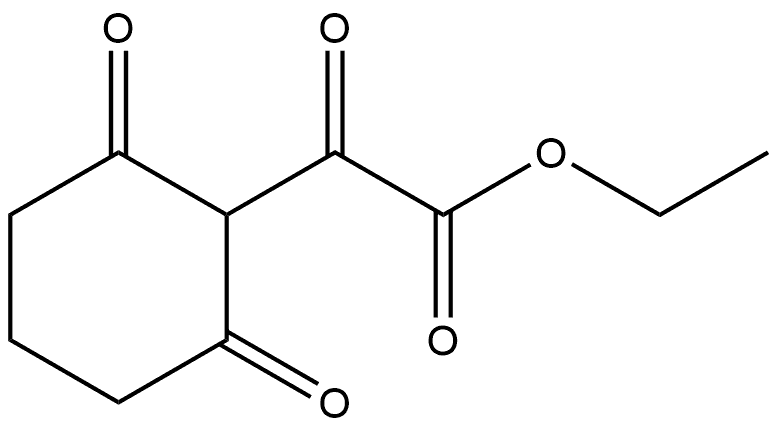 Cyclohexaneacetic acid, α,2,6-trioxo-, ethyl ester 结构式