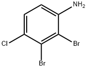 2,3-二溴-4-氯苯胺 结构式