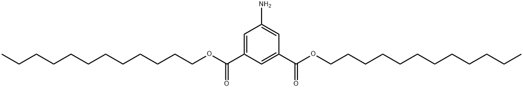 5-氨基间苯二甲酸二(十二)酯 结构式