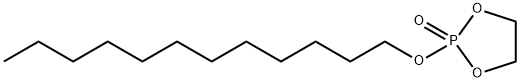 2-(十二烷氧基)-1,3,2-二氧磷烷2-氧化物 结构式