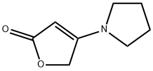 2(5H)-Furanone, 4-(1-pyrrolidinyl)- 结构式