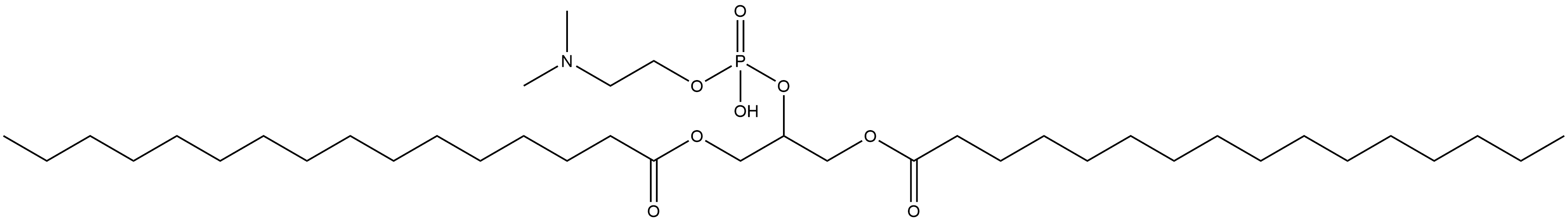 1,3-Dipalmitoylglycero-2-phospho-N,N-dimethylethanolamine 结构式