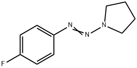 Pyrrolidine, 1-[2-(4-fluorophenyl)diazenyl]- 结构式