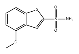 Benzo[b]thiophene-2-sulfonamide, 4-methoxy- 结构式