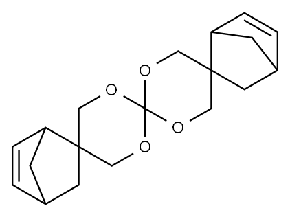 Trispiro[bicyclo[2.2.1]hept-5-ene-2,5'-[1,3]dioxane-2',2''-[1,3]dioxane-5'',2'''-bicyclo[2.2.1]hept[5]ene] 结构式