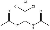 Acetamide, N-[1-(acetyloxy)-2,2,2-trichloroethyl]- 结构式